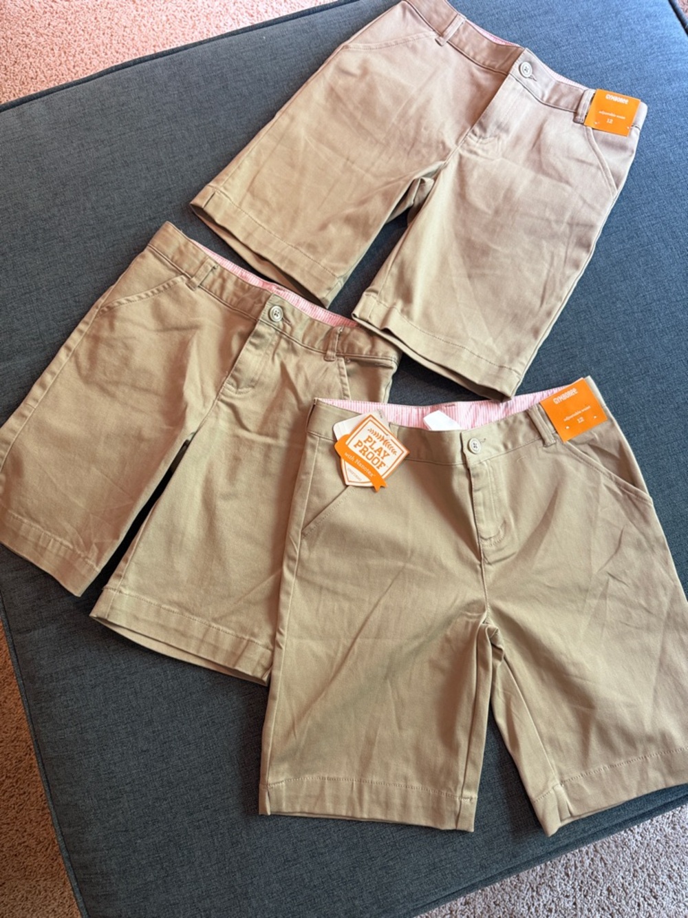 3 Pairs of Gymboree Khaki Shorts